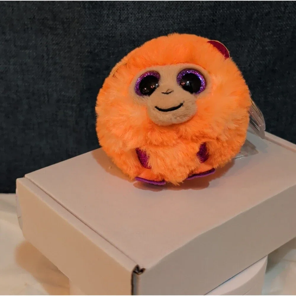 Ty Puffies Coconut The Monkey Plush Toy Orange 3